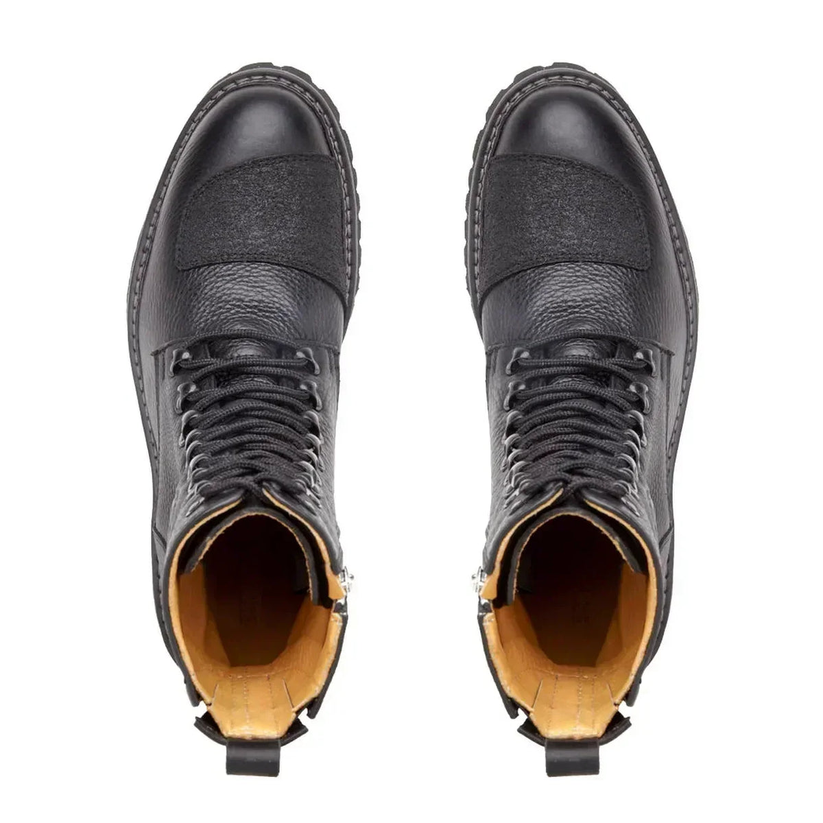 Nolds — botas para moto de piel negra de Umberto Luce (línea Rider+)