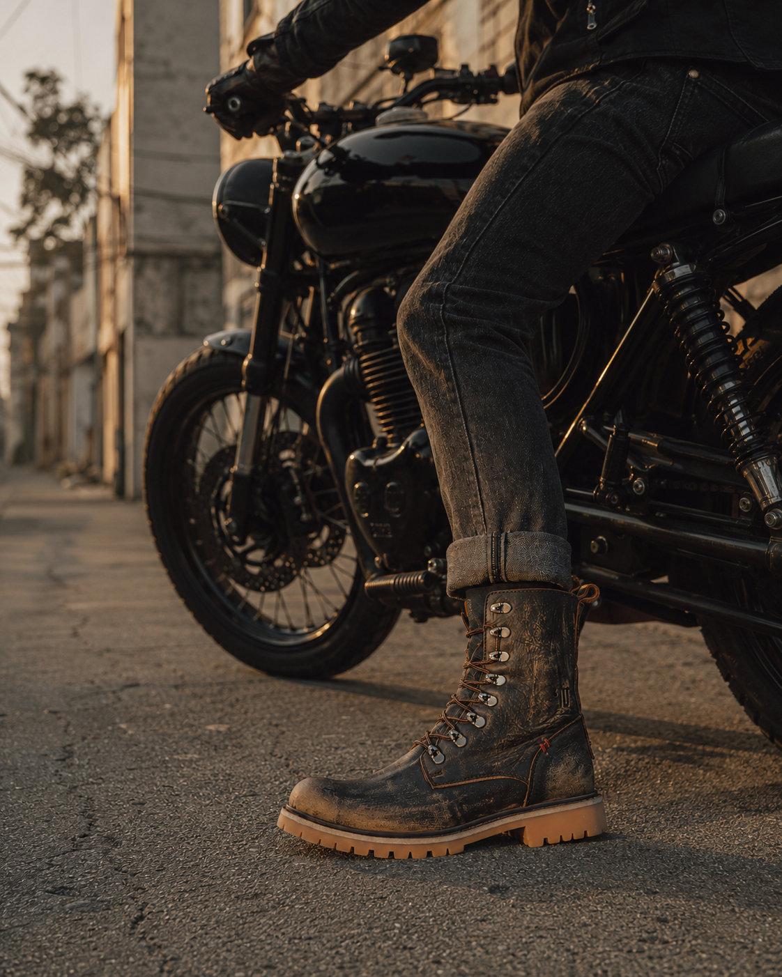 Dune motorcycle boots