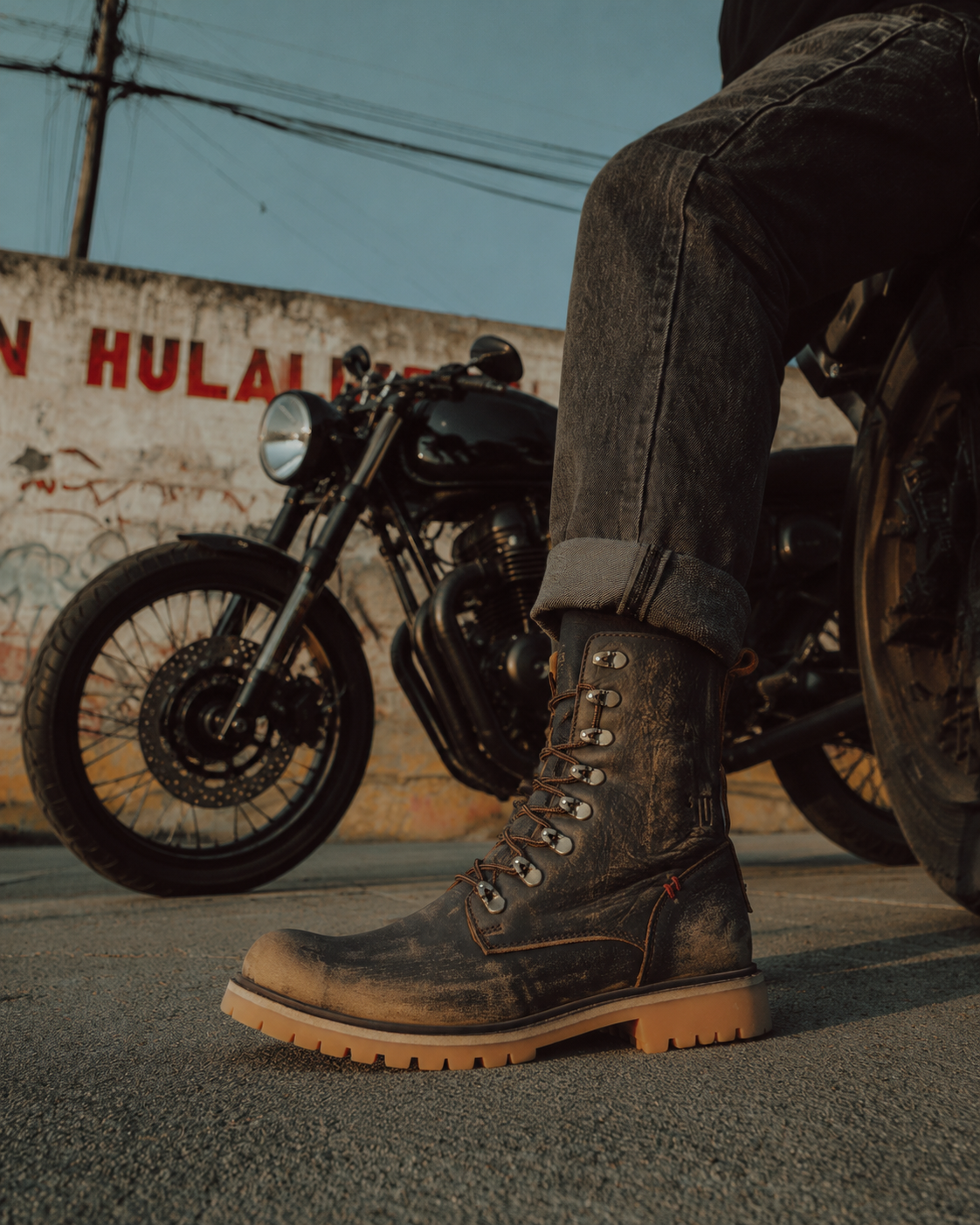 Dune motorcycle boots