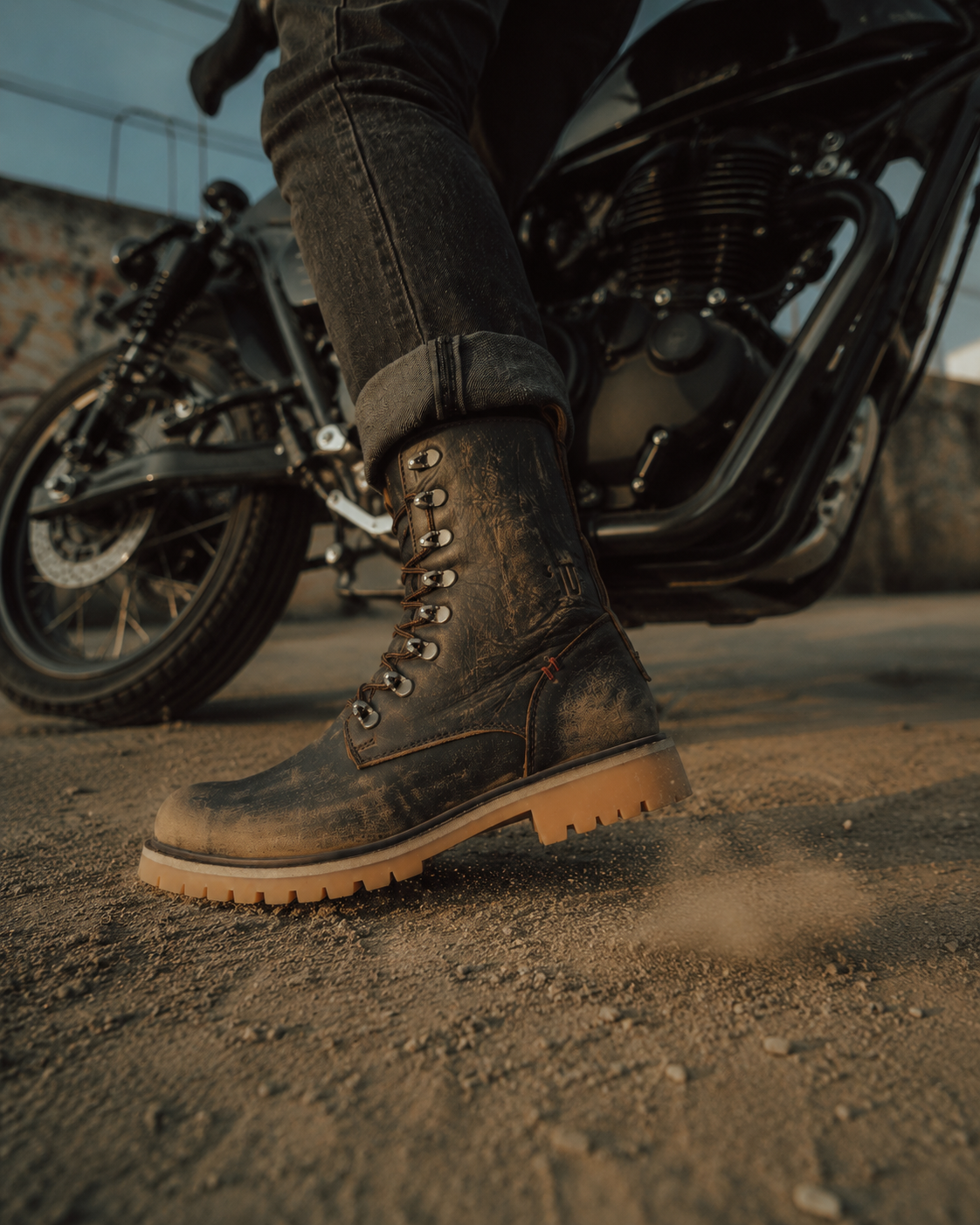 Dune motorcycle boots