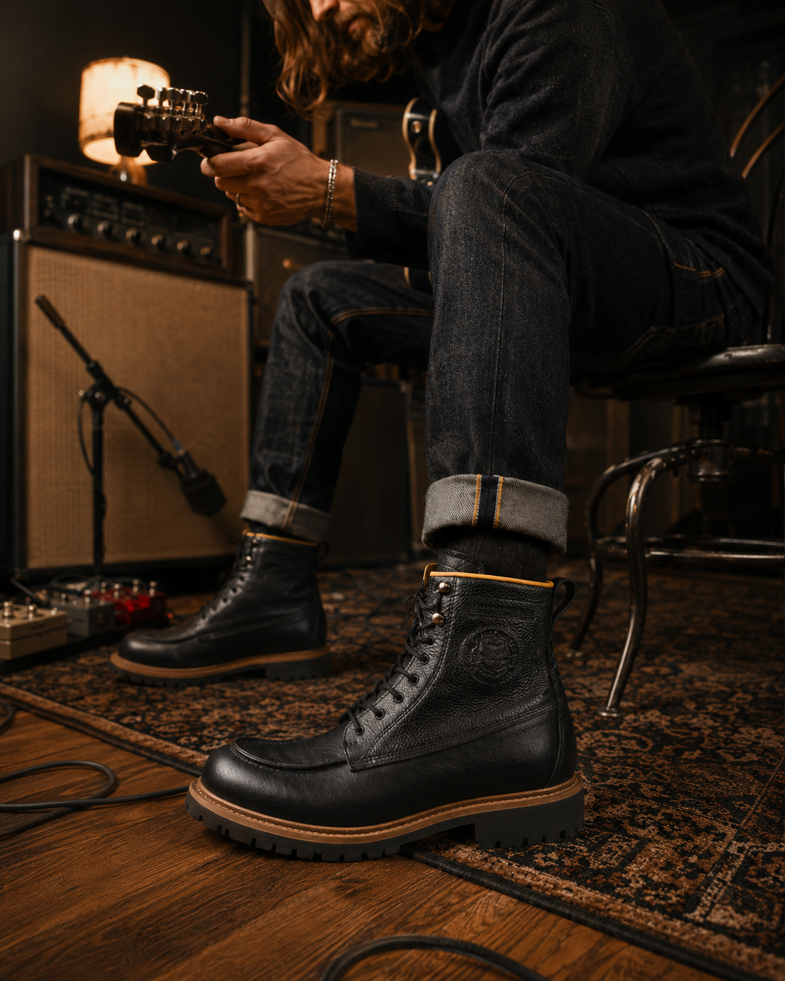 MG Black botas motociclista